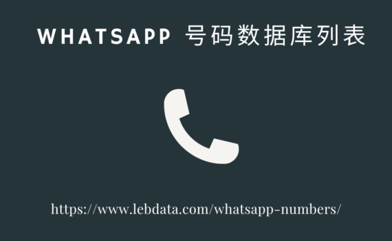 WhatsApp 号码数据库列表